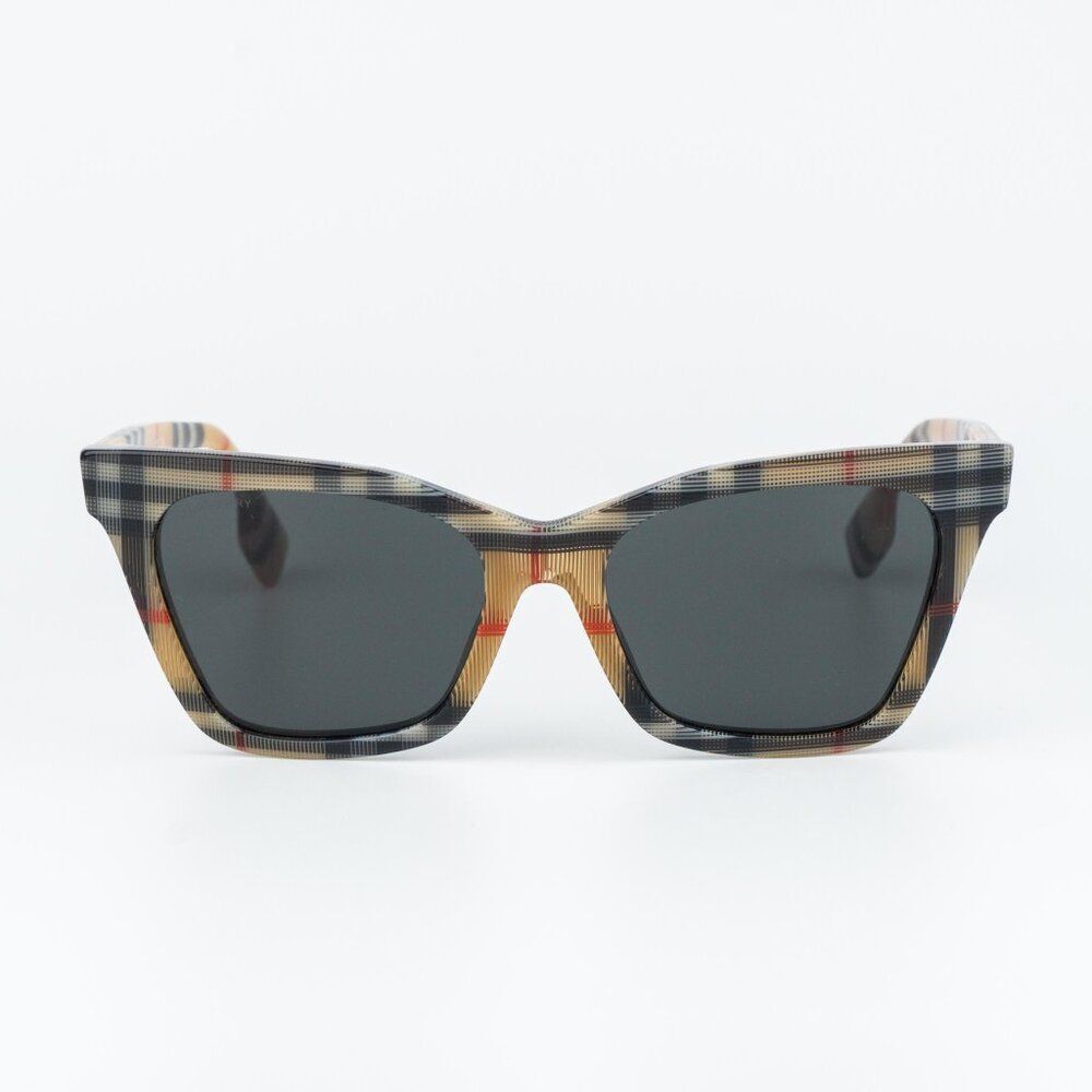NEW Burberry Elsa BE4346 394487 Brown Grey Women Sunglasses - Picture 4 of 11